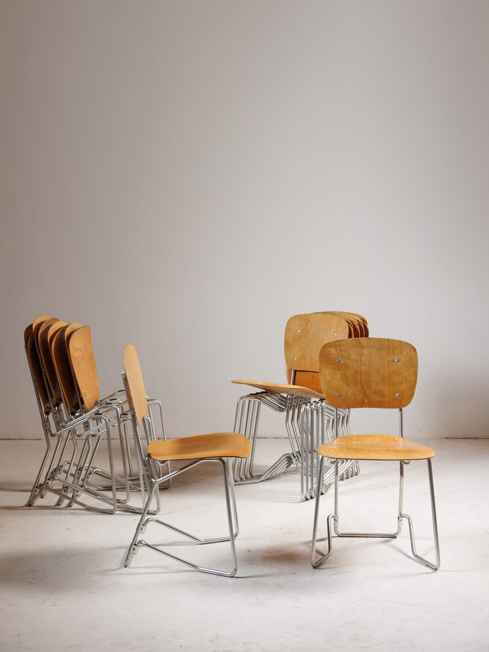 Chaises Aluflex par Armin Wirth – Édition Hans Zollinger Sohre, circa 1950.